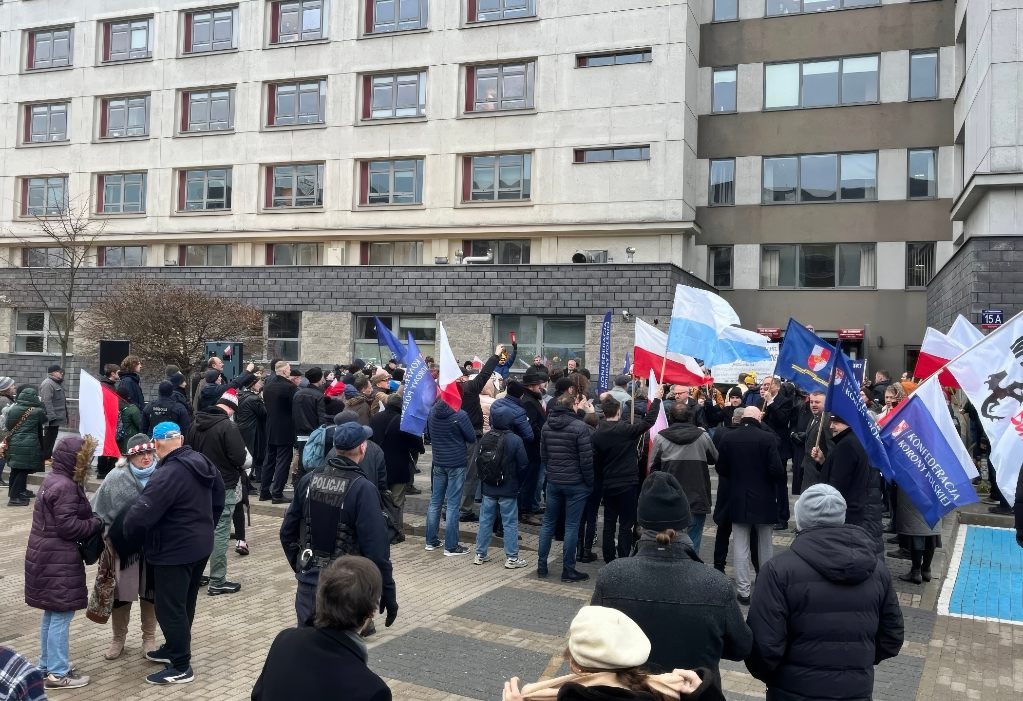 W sądzie: Grzegorz Braun oskarża